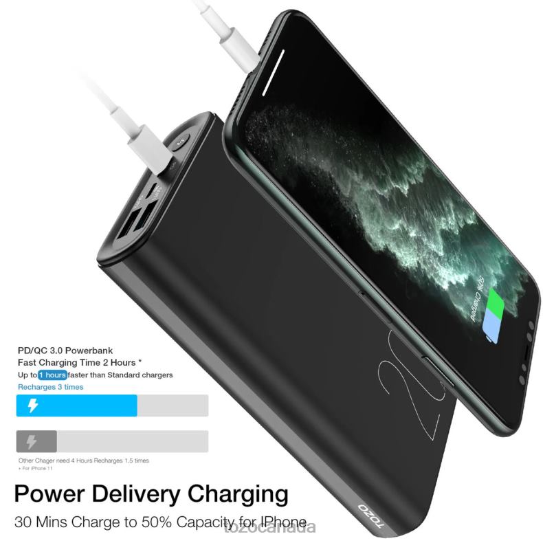 Accessory TOZO PB1 Power Bank Black D8244148