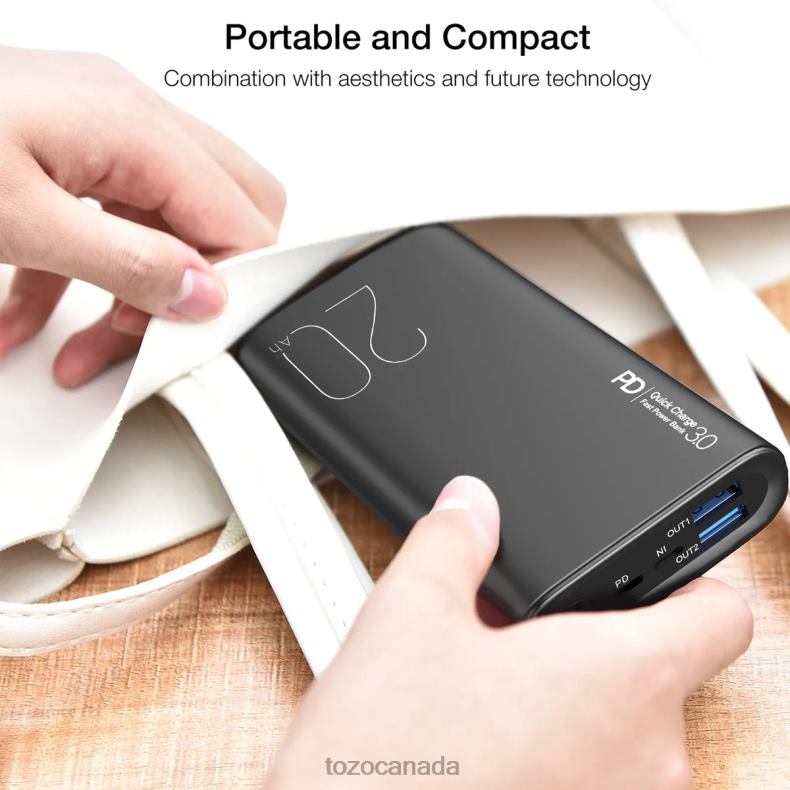 Accessory TOZO PB1 Power Bank Gray D8244149