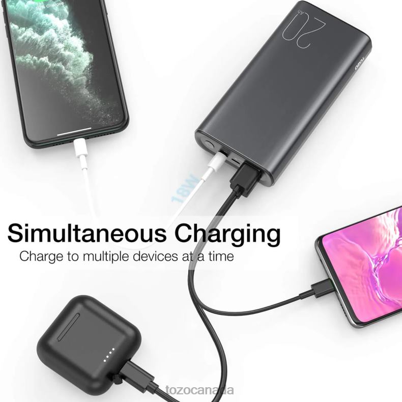 Accessory TOZO PB1 Power Bank Gray D8244149