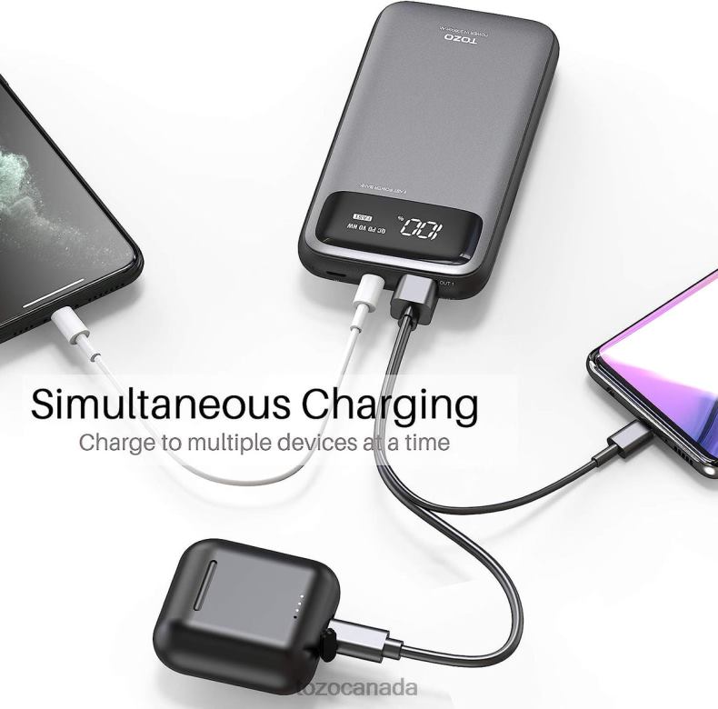 Accessory TOZO PB2 Power Bank Black D8244152