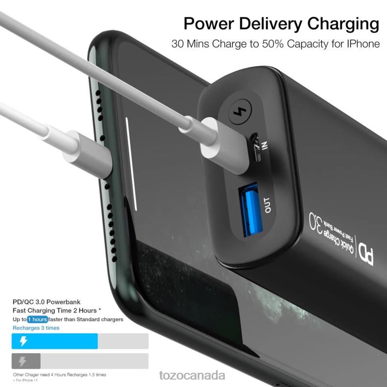 Accessory TOZO PB3 Power Bank Black D8244153