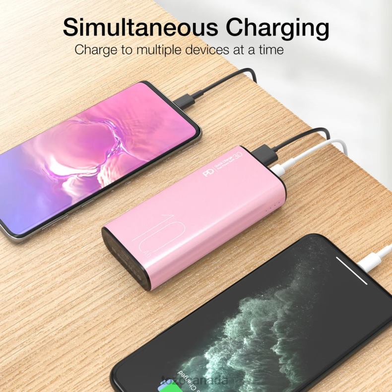 Accessory TOZO PB3 Power Bank Rose Gold D8244156