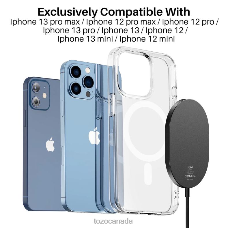 Accessory TOZO W10 Magnets Wireless Charger Black D8244125