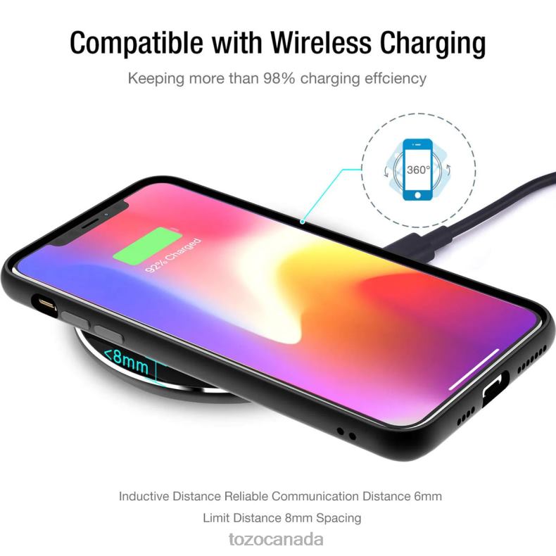 Accessory TOZO W3 Wireless Charger Black D8244117