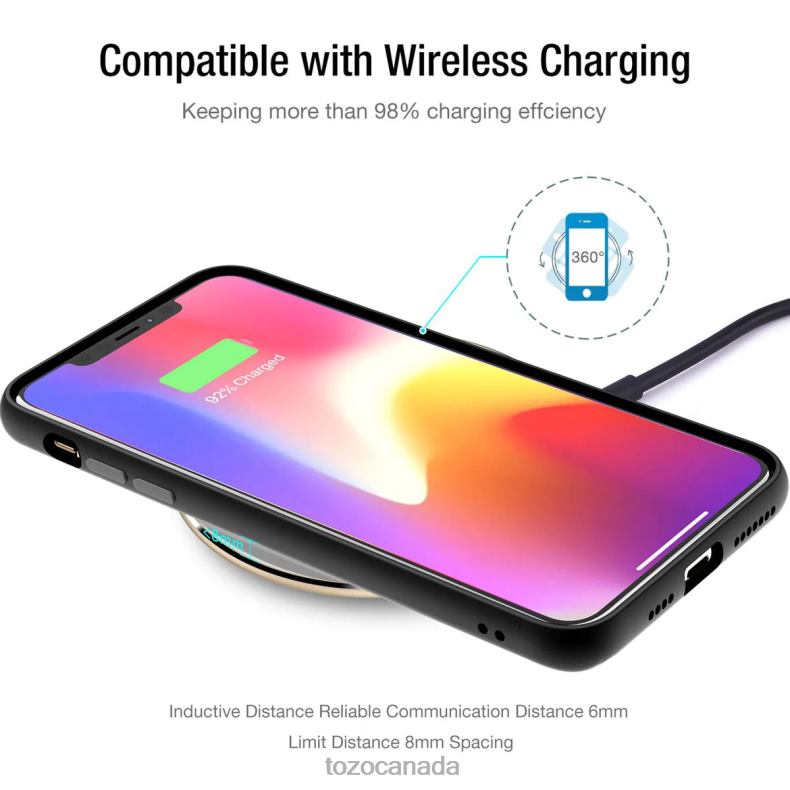 Accessory TOZO W3 Wireless Charger Gold D8244118