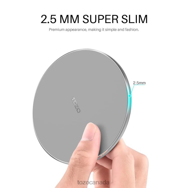 Accessory TOZO W3 Wireless Charger Matte Black D8244122