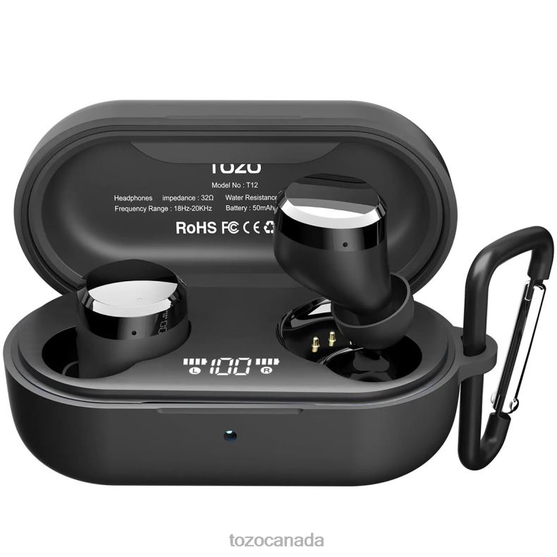 Accessory TOZO T12 Protective Silicone Case Black D8244136