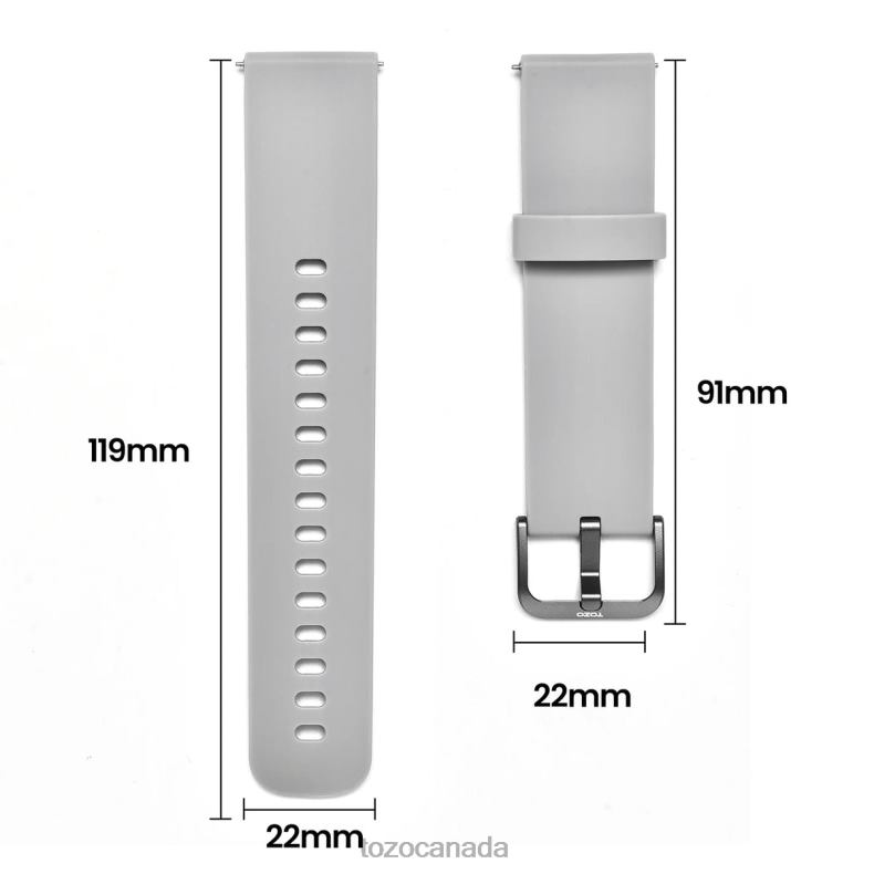 Accessory TOZO S2 Mini Smart Watch Strap Space Gray D8244161