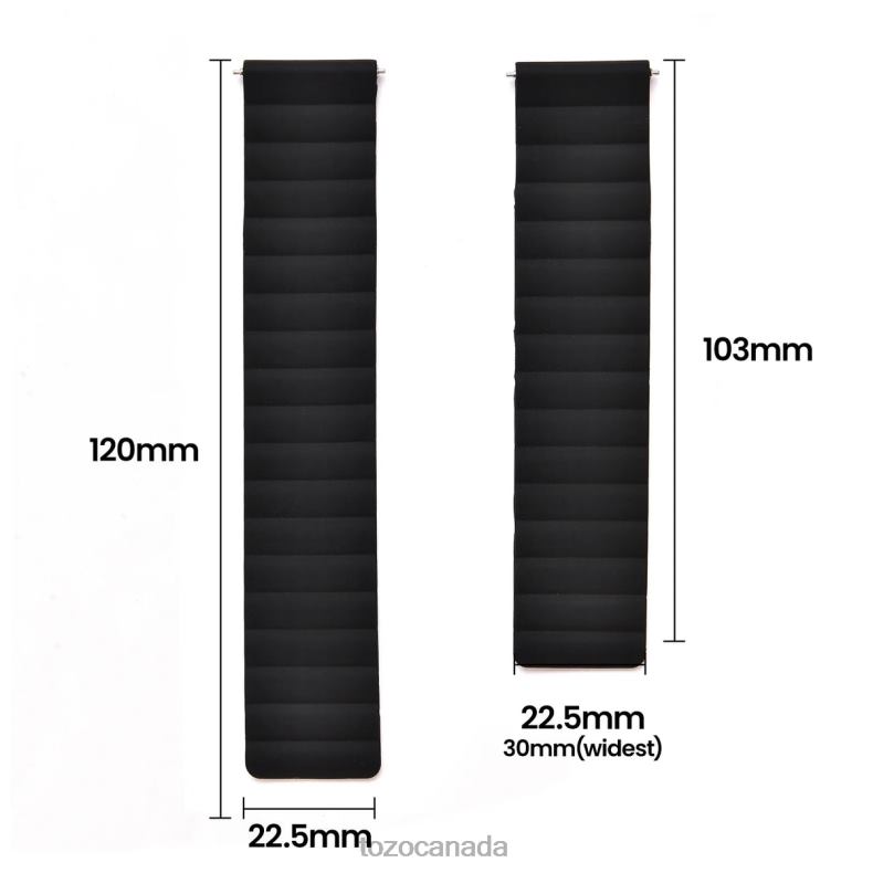 Accessory TOZO S2 Smart Watch Magnetic Strap Black D8244163