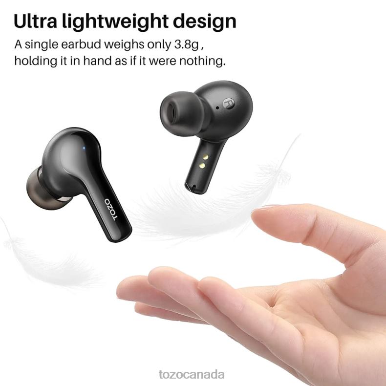 Headphones TOZO A2 Black D824453