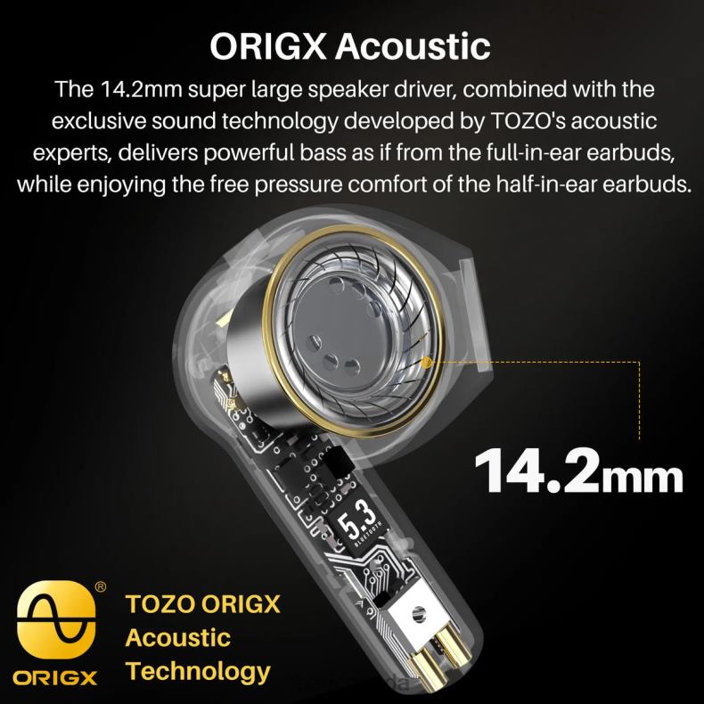 Headphones TOZO A3 White D824450