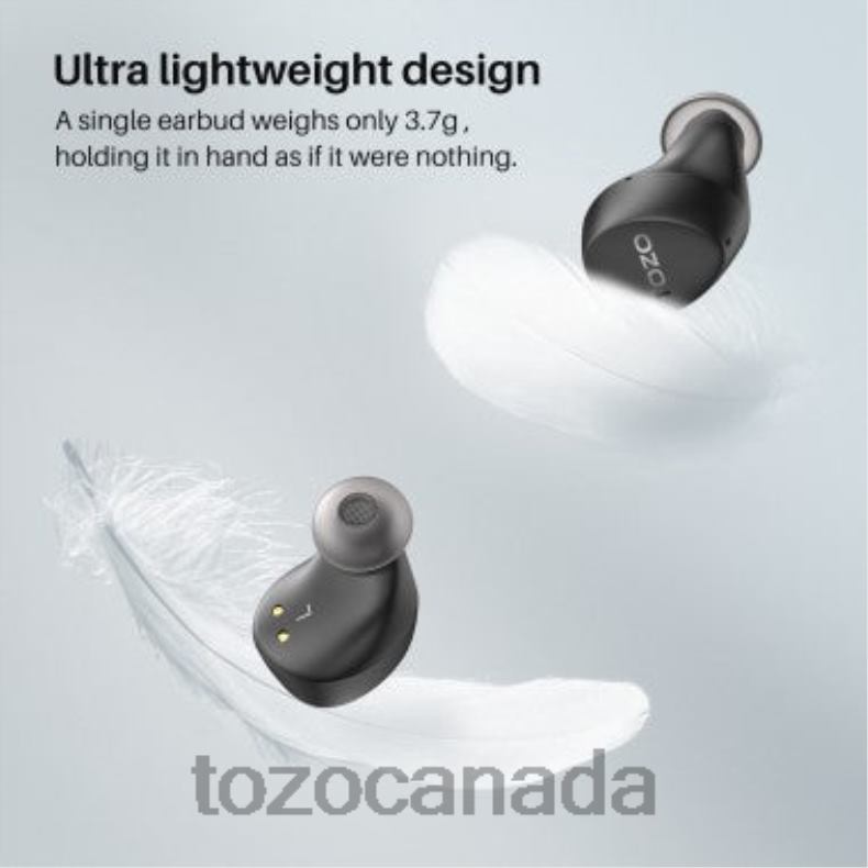 Headphones TOZO Agile Dots Wireless Earbuds Black D824459