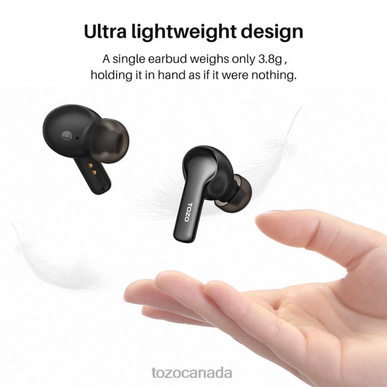Headphones TOZO Agile Pods Black D824458
