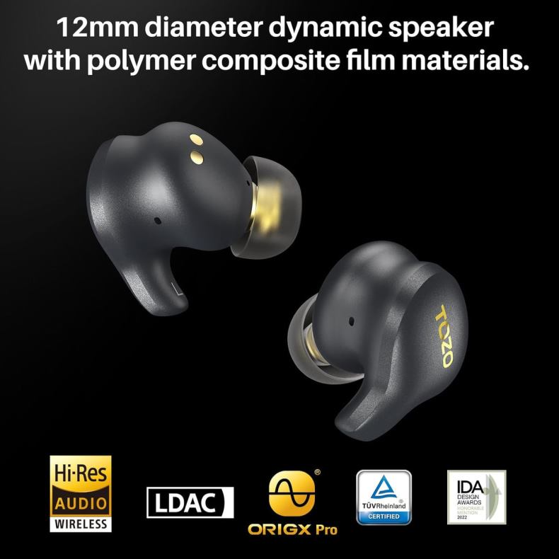 Headphones TOZO Golden X1 Galaxy Blue/Black D82442