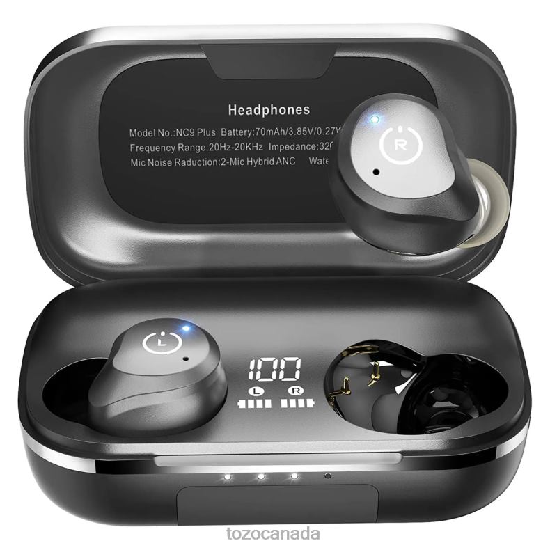 Headphones TOZO NC9 Plus Black D824467