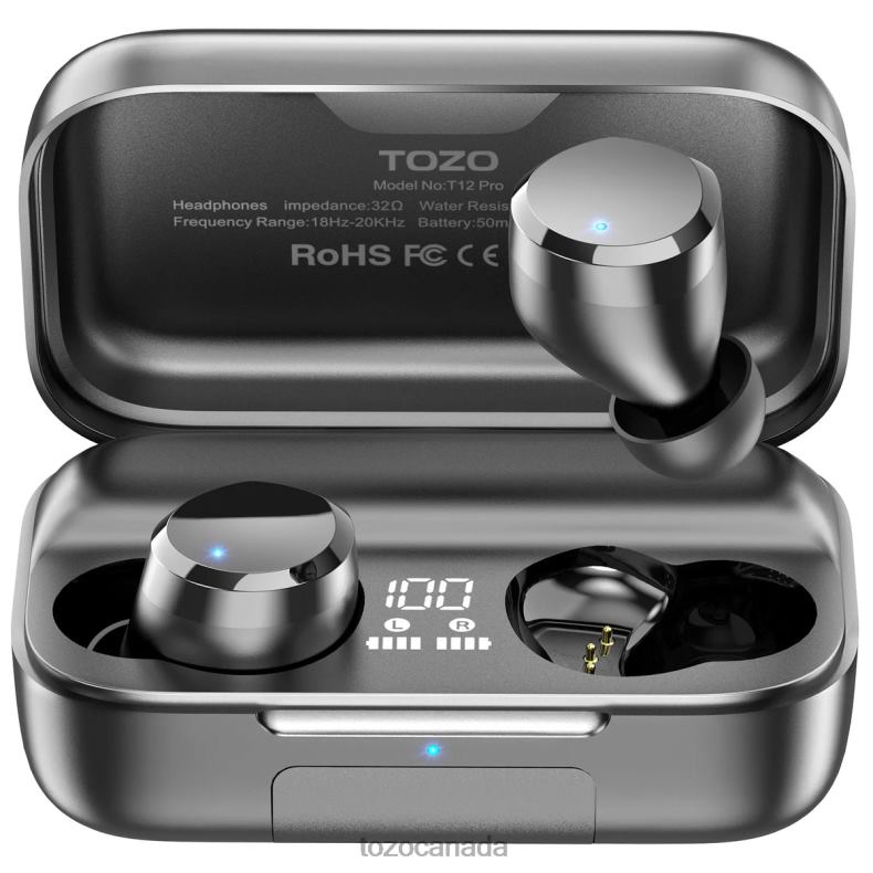 Headphones TOZO T12 Pro Black D824463