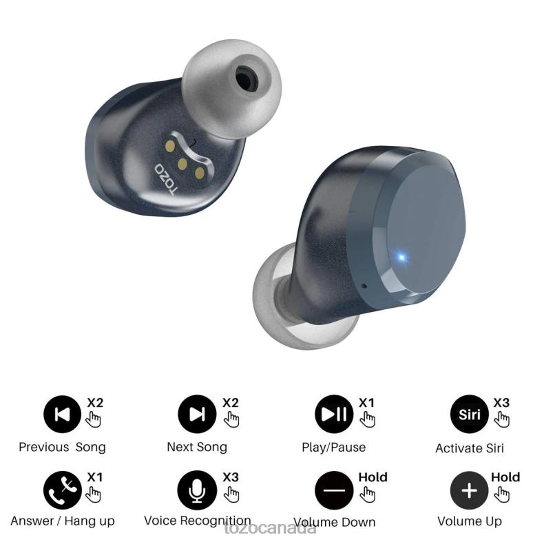Headphones TOZO T12 Red D824447