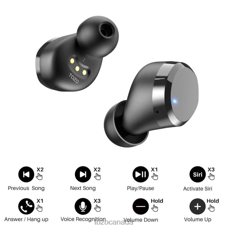 Headphones TOZO T12 Royal Blue D824446