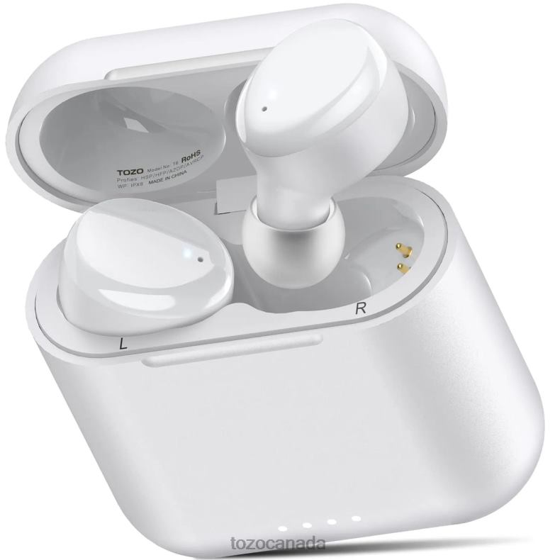Headphones TOZO T6 White D824421